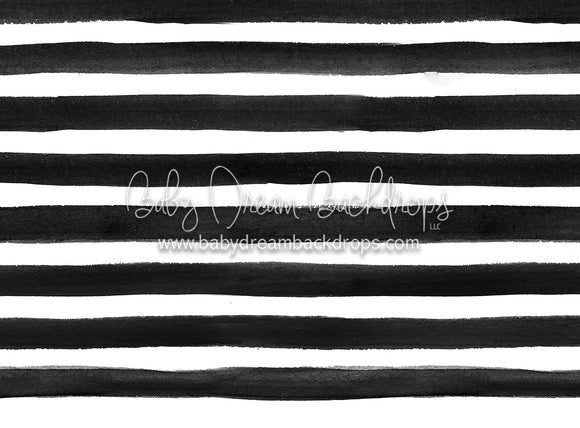 Happy Stripe Black
