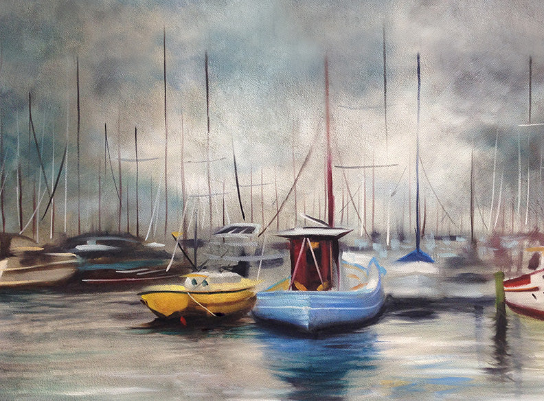 Happy Harbor - 60x80 Horizontal  