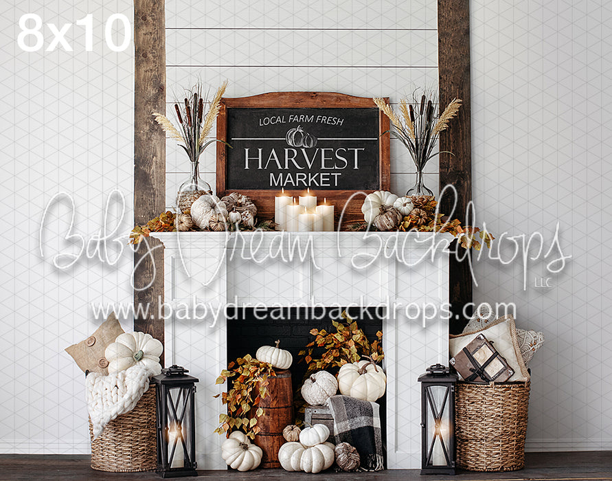 Harvest Market White Wall