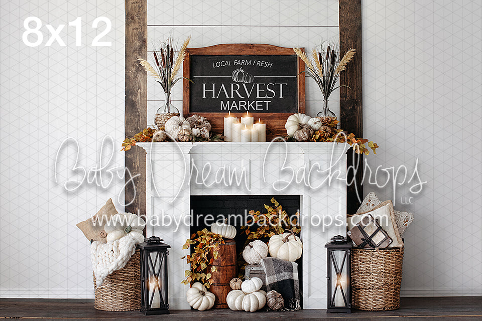 Harvest Market White Wall