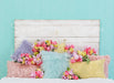 Headboard Pastel Tulips