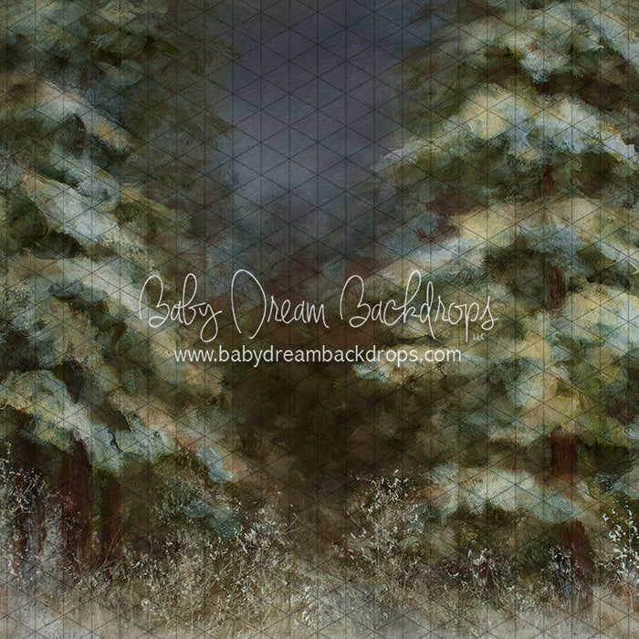 X Drop heirloom snowy pines ss