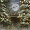 Heirloom Snowy Pines Moon Santa Lights (SS)