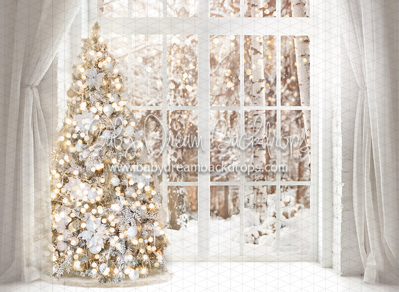 Hello Christmas Tree White