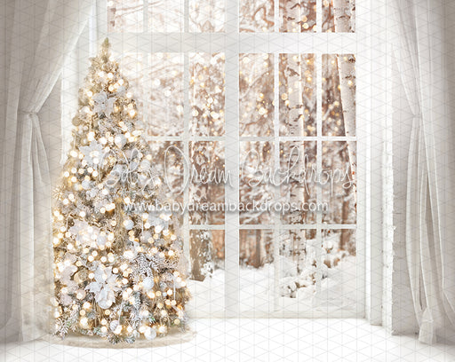 Hello Christmas Tree White