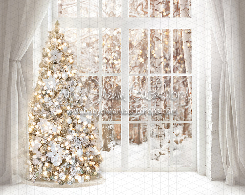 Hello Christmas Tree White