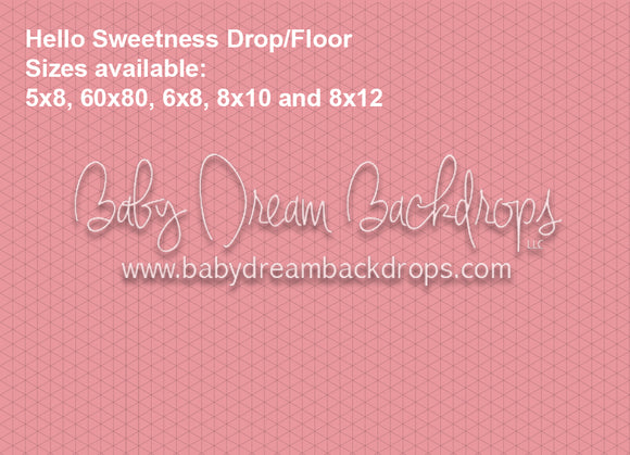 Hello Sweetness Floor Fabric Drop