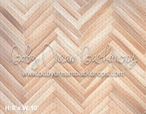 Herringbone Floor Fabric Drop Medium 2 (MD)