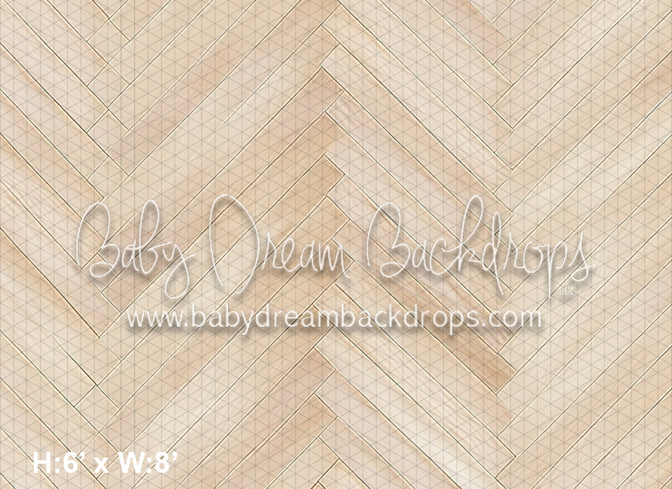 Herringbone Floor Fabric Drop Light 2 (MD)