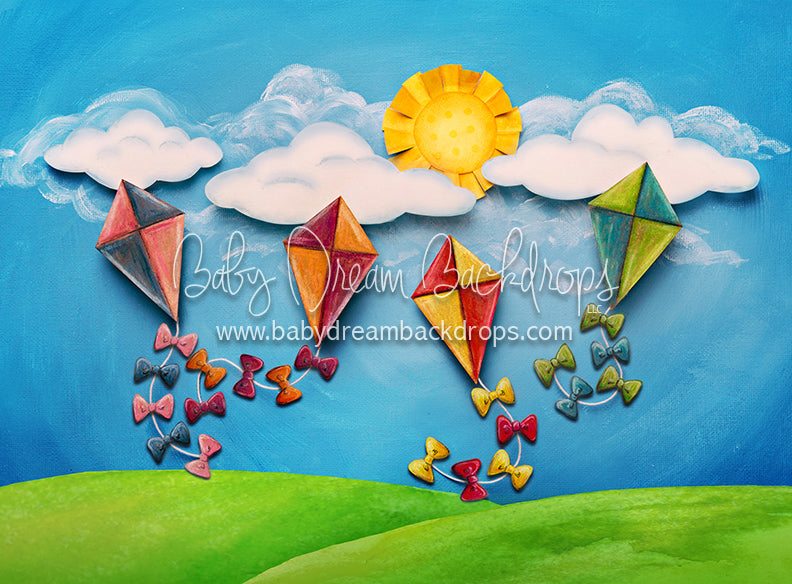 Hillside Kites - 6x8 - CC  