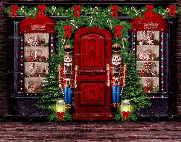 Holiday Candy Cane Shop 8x10