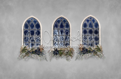 Holiday Blue Windows