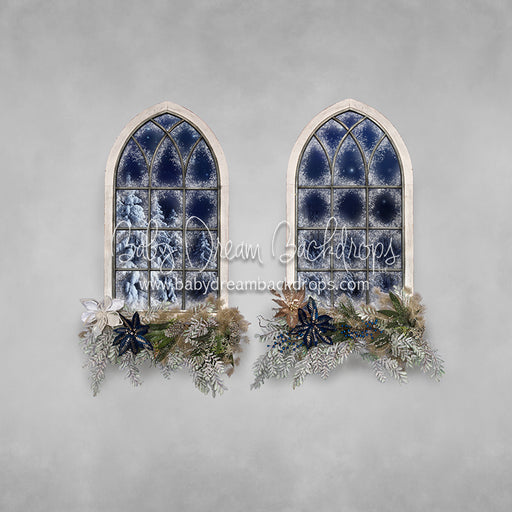 Holiday Blue Windows