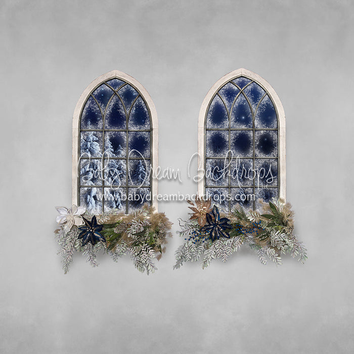 Holiday Blue Windows