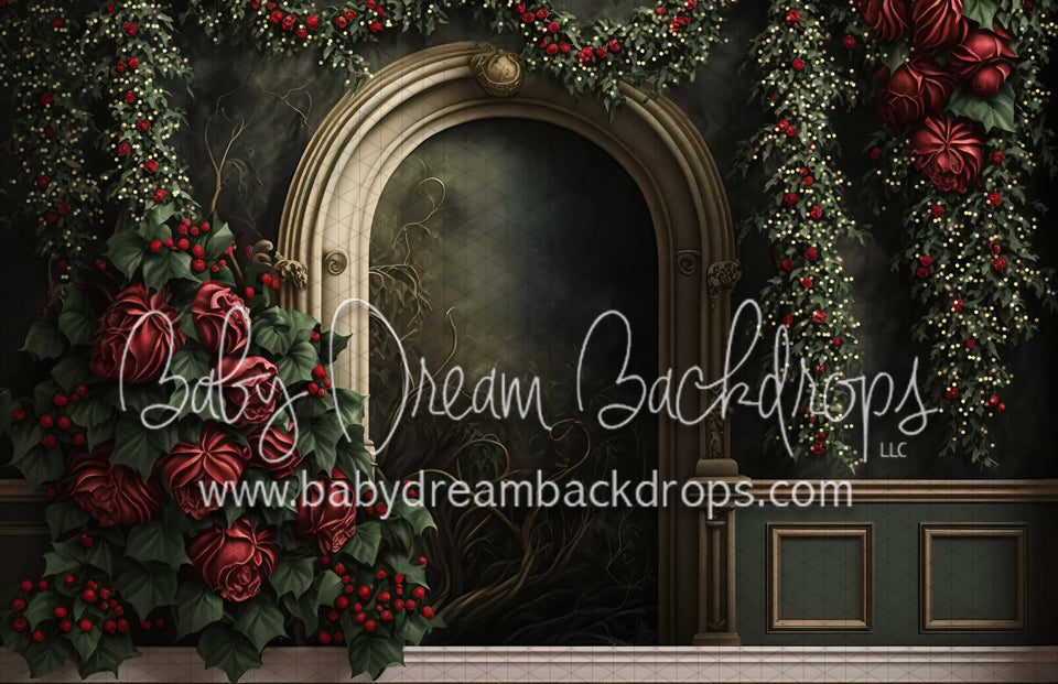 Holiday Fairytale Vines Wall with lights (MD)