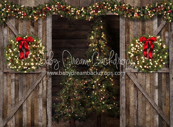 Holiday Ranch Doors Trees (JA)