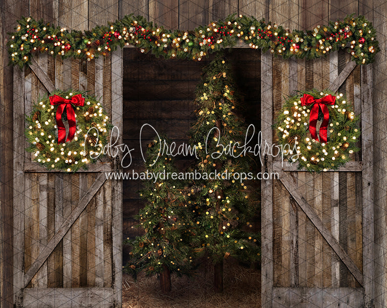 Holiday Ranch Doors Trees (JA)