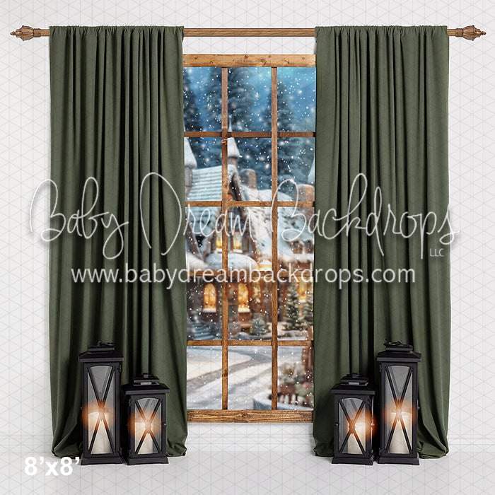 Holiday Spiced Ginger Living Room Window (VR)