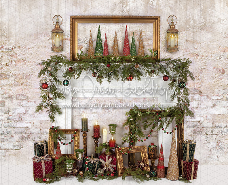 Holiday Treasures Mantel