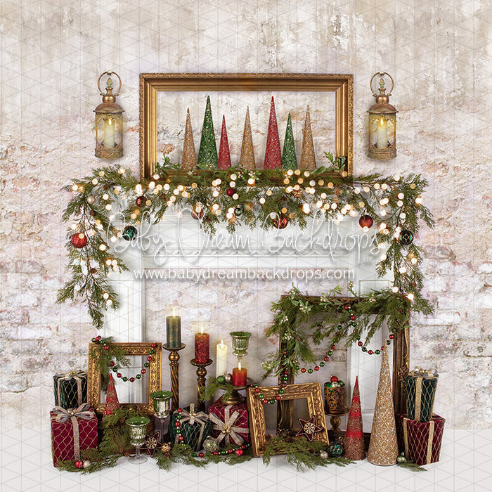 X Drop holiday treasures mantel lights