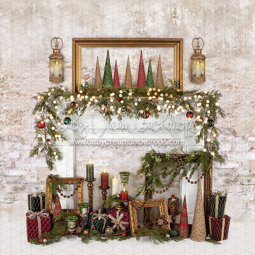 Holiday Treasures Mantel Lights