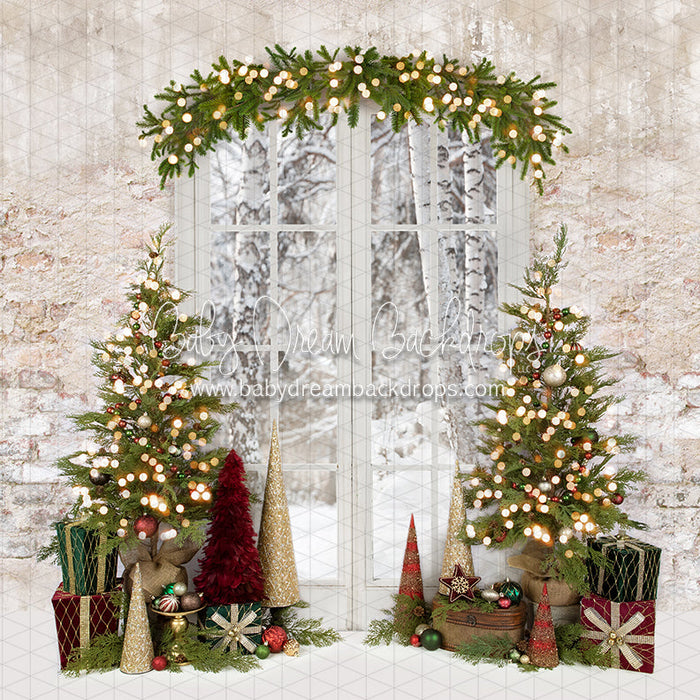 X Drop holiday treasures window lights