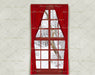 Holiday Window Red