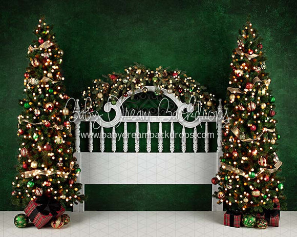 Holiday Wishes Queen Headboard