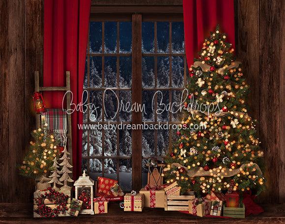 Holiday Eve Large Window - 8x10 - BS 