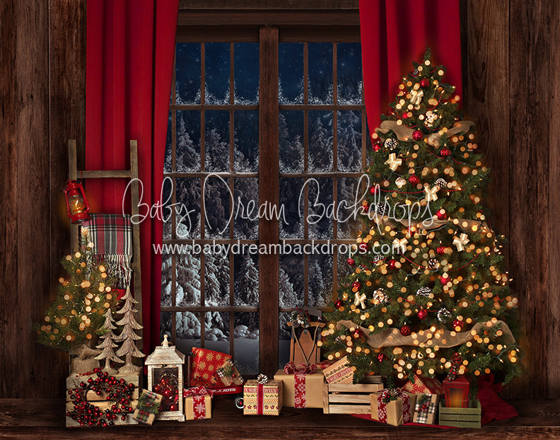 Holiday Eve Large Window - 8x10 - BS 