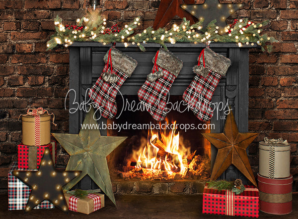 Holiday Loft Fireplace