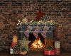 Holiday Loft Fireplace - 8x10 - JA fleece