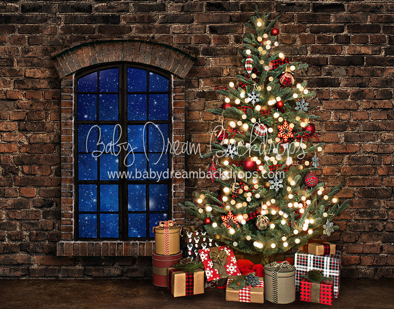 Holiday Loft Tree - 8x10 - JA 