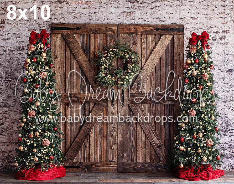 Holidays at Home Barn Doors
