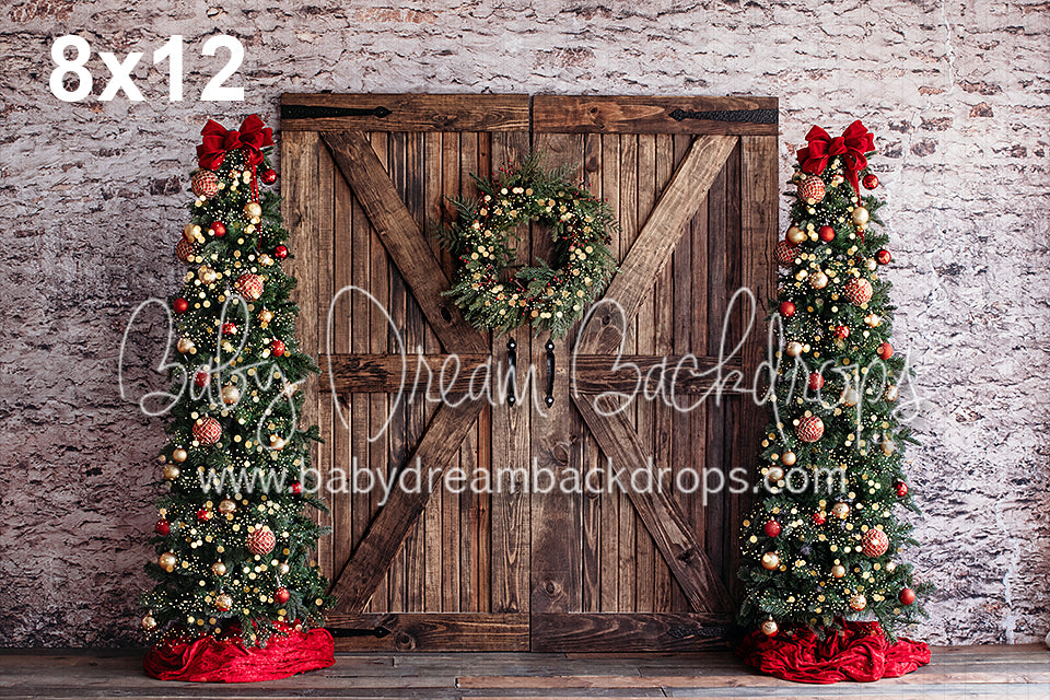 Holidays at Home Barn Doors