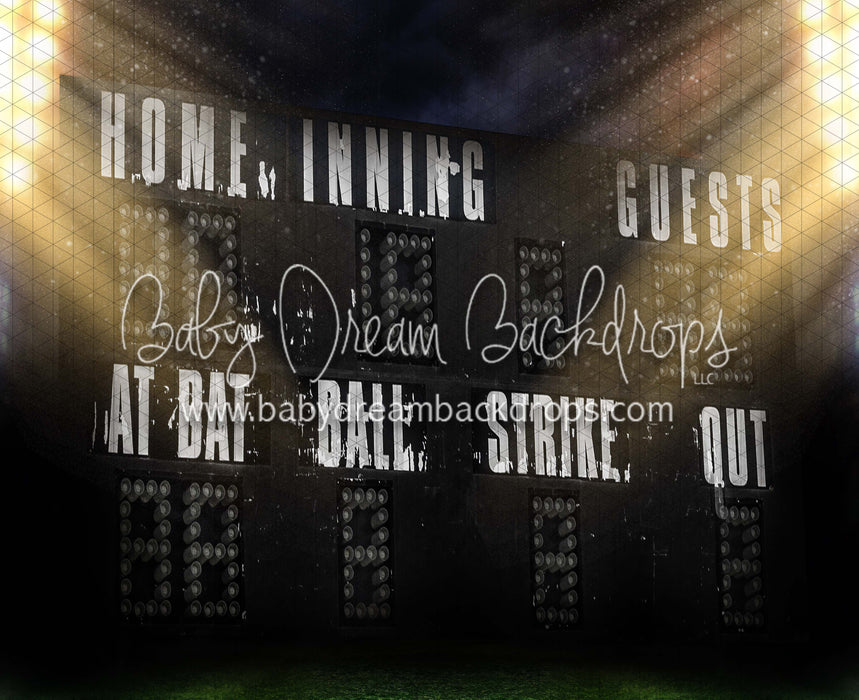 Home Field Advantage Baseball Black