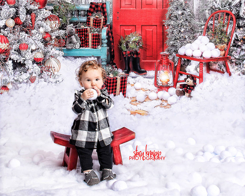 Home For Christmas Bench