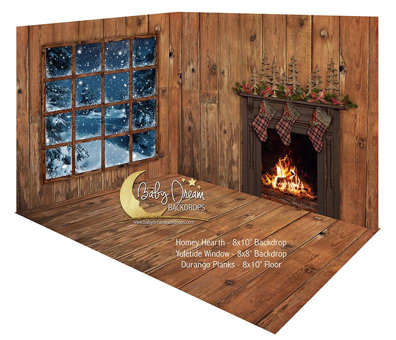 Homey Hearth + Yuletide Window Room