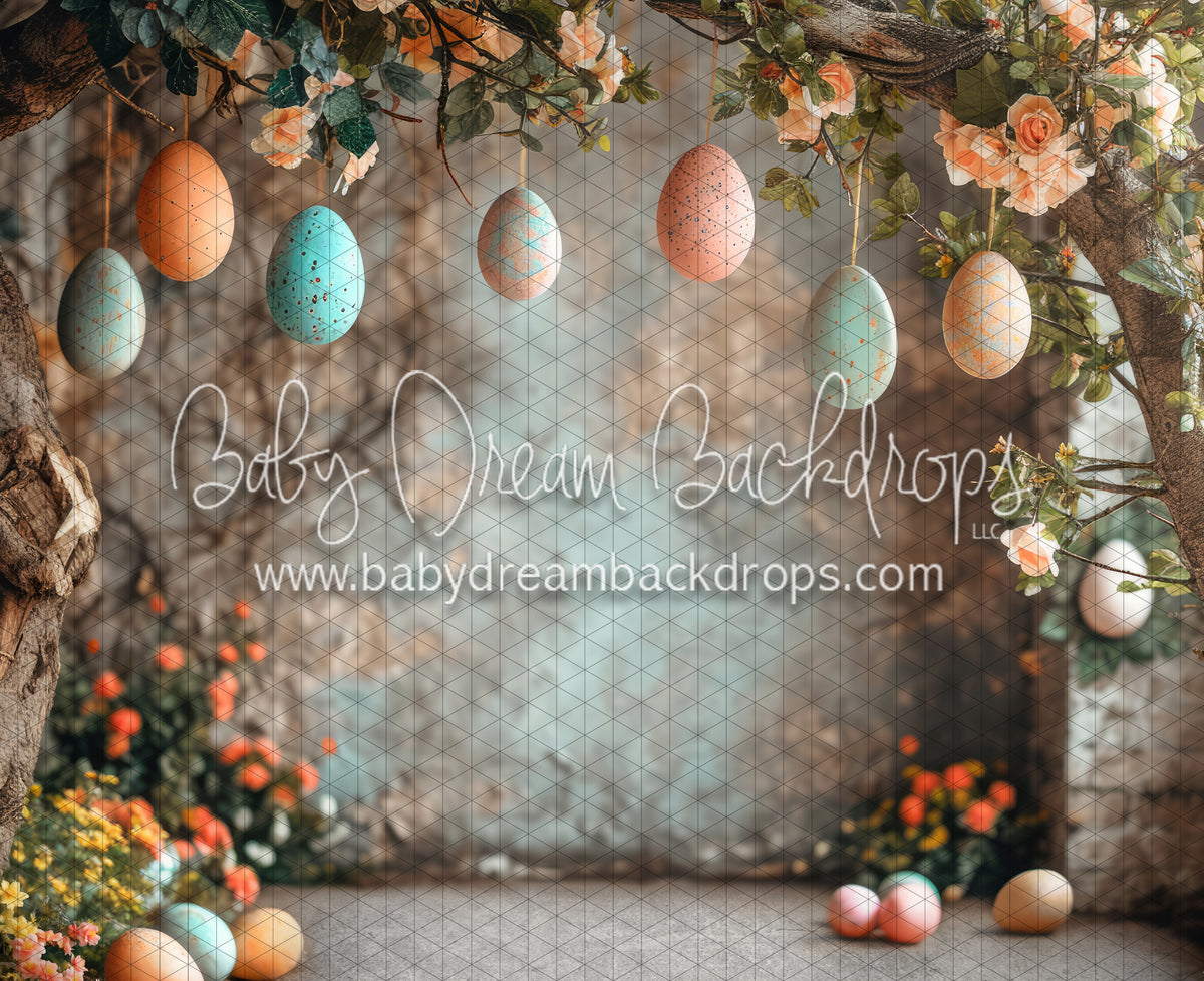 Hoppy Easter Tree (JA) — Baby Dream Backdrops