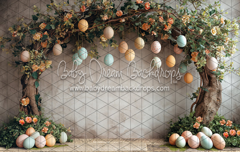 Hoppy Easter Tree Arch (JA)