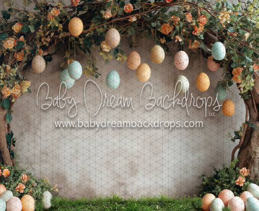 Hoppy Easter Tree Arch (Grass) (JA)