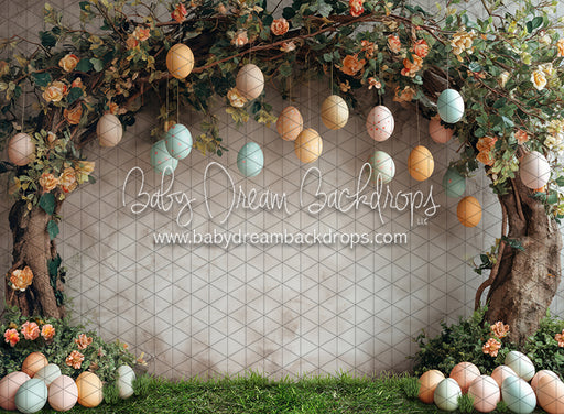 Hoppy Easter Tree Arch (Grass) (JA)