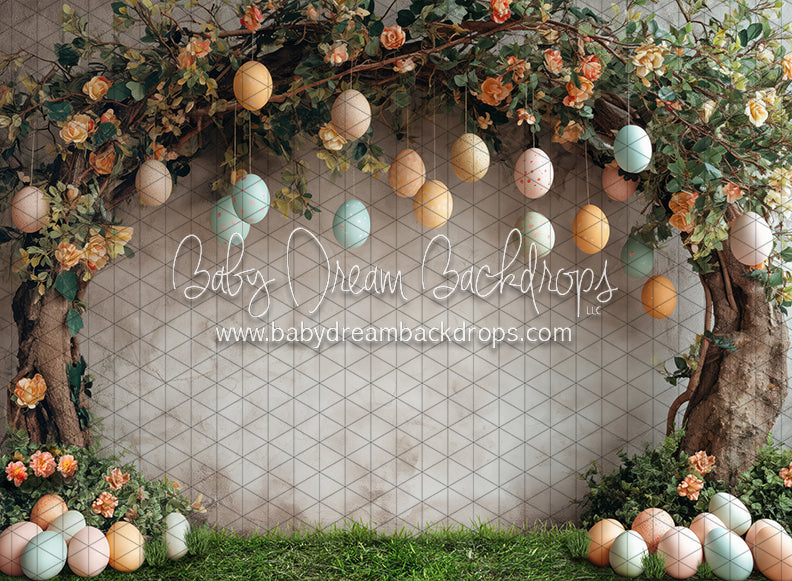 Hoppy Easter Tree Arch (Grass) (JA)