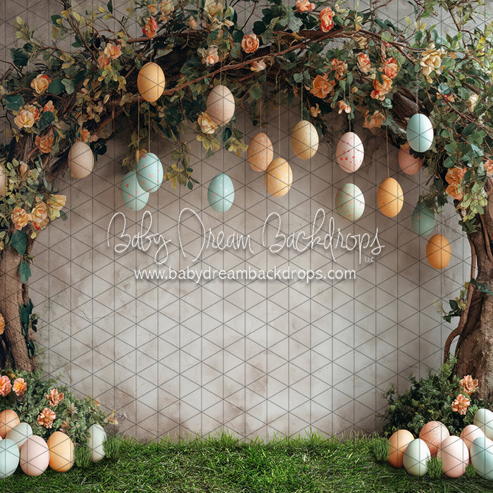 Hoppy Easter Tree Arch (Grass) (JA)