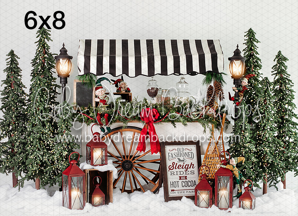 Hot Cocoa Stand with Lights