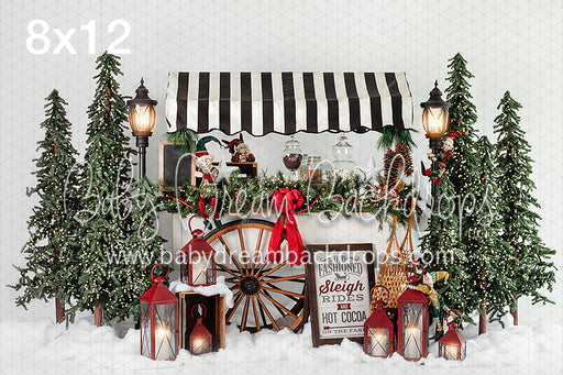Hot Cocoa Stand with Lights