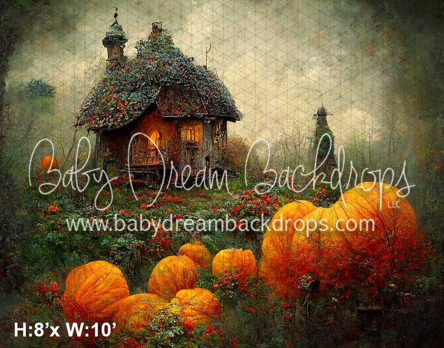 Ivy Covered Fall Cottage (SM)