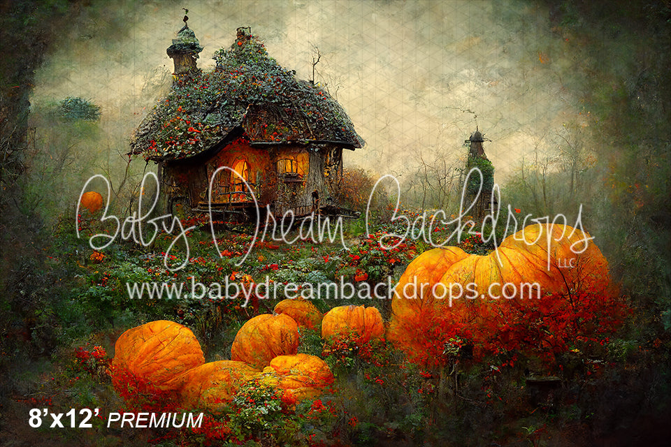 Ivy Covered Fall Cottage (SM)