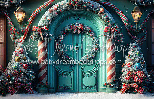 Jolly Christmas Doors with lights (MD)