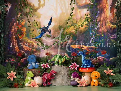 Jurassic Birthday Girl 6x8 JR